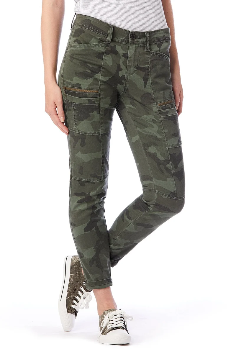 Claire Camo Cargo Zip Pant