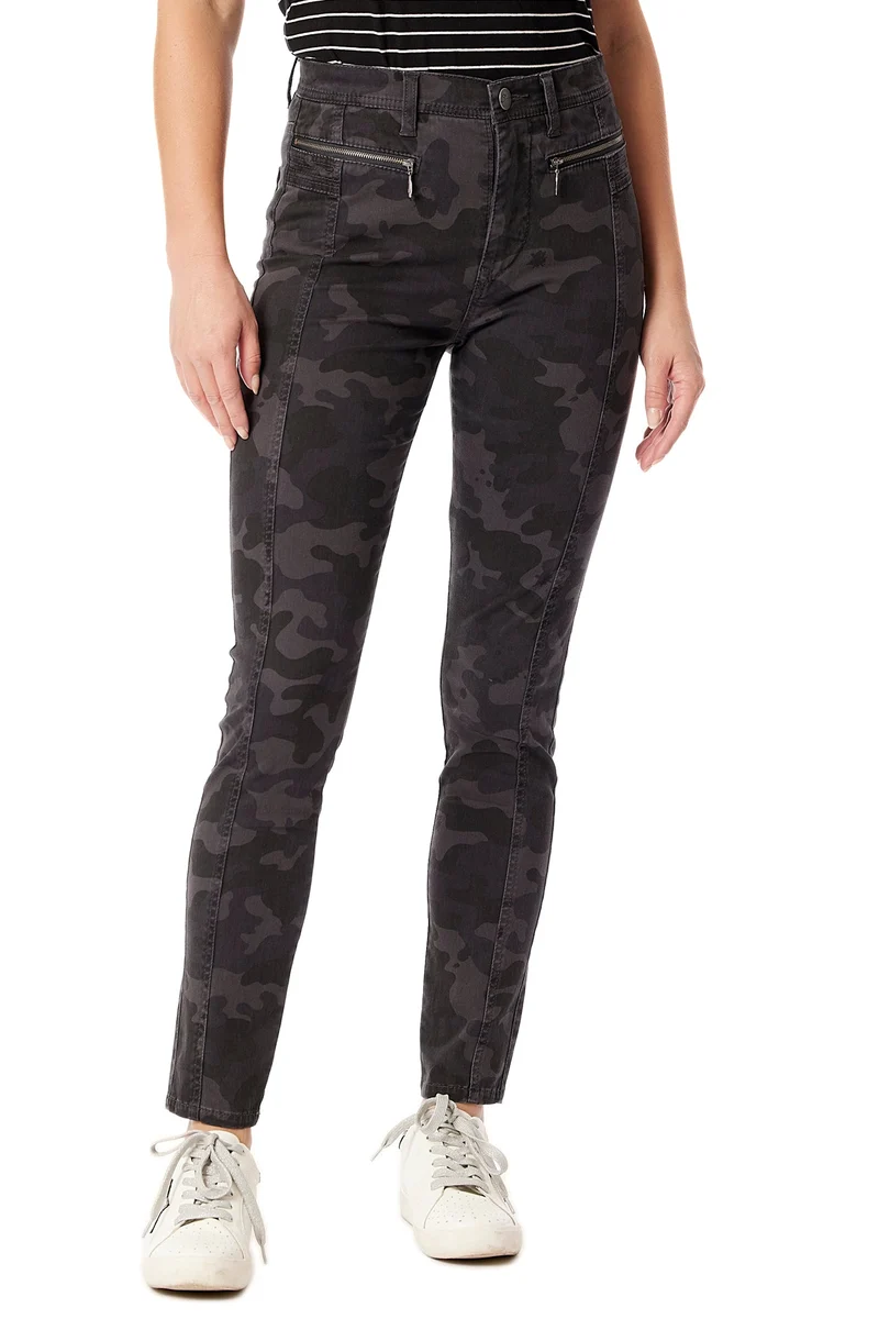 Caryl Moto Camo Skinny Pant