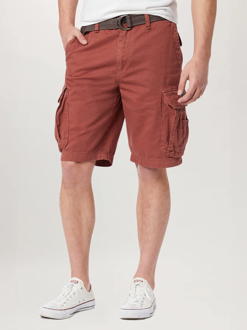 Survivor Mens Belted Cargo Shorts
