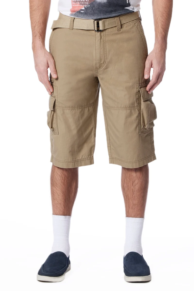 San Juan Ripstop Belted Cargo Short