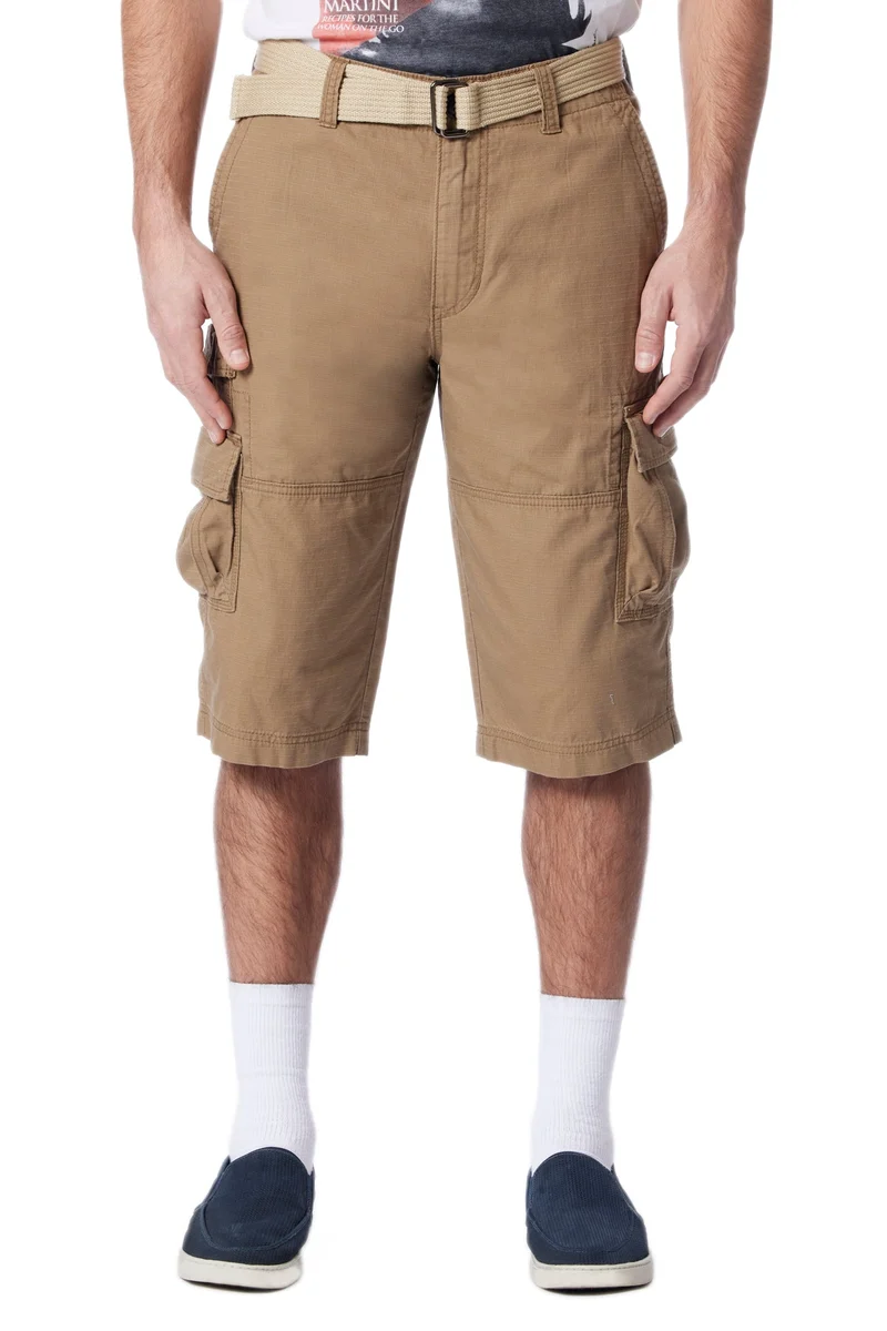 San Juan Ripstop Belted Cargo Short