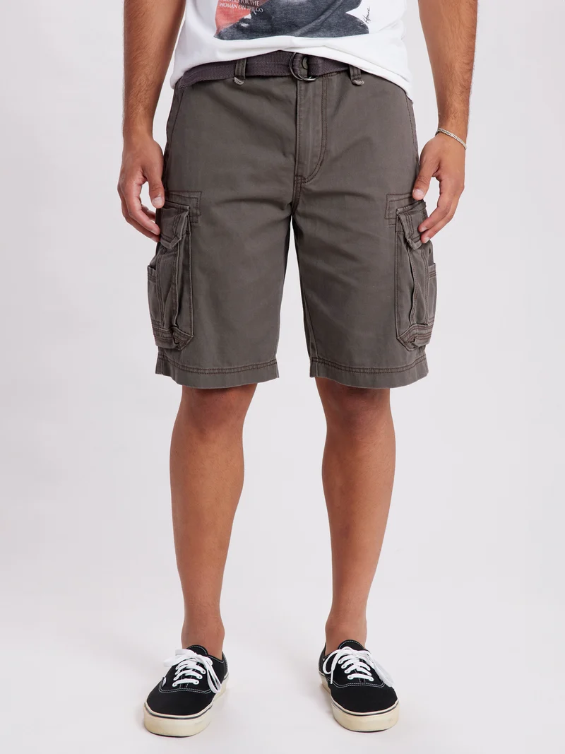 Survivor Mens Belted Cargo Shorts