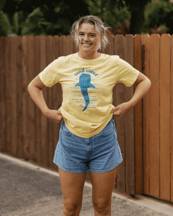 Spotted Shark SS Tee - Pastel Yellow
