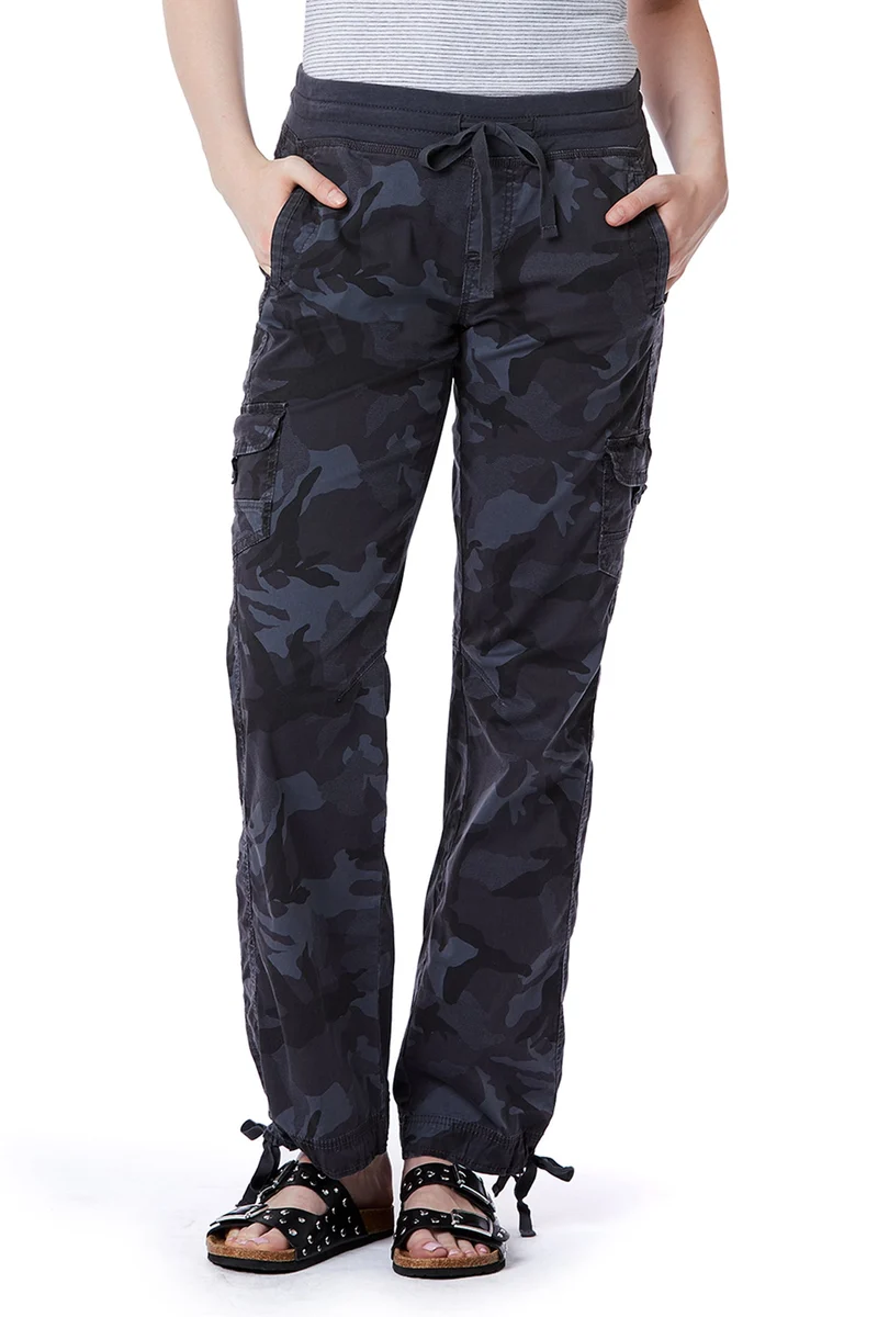 Lilah Grey Camo Convertible Pant