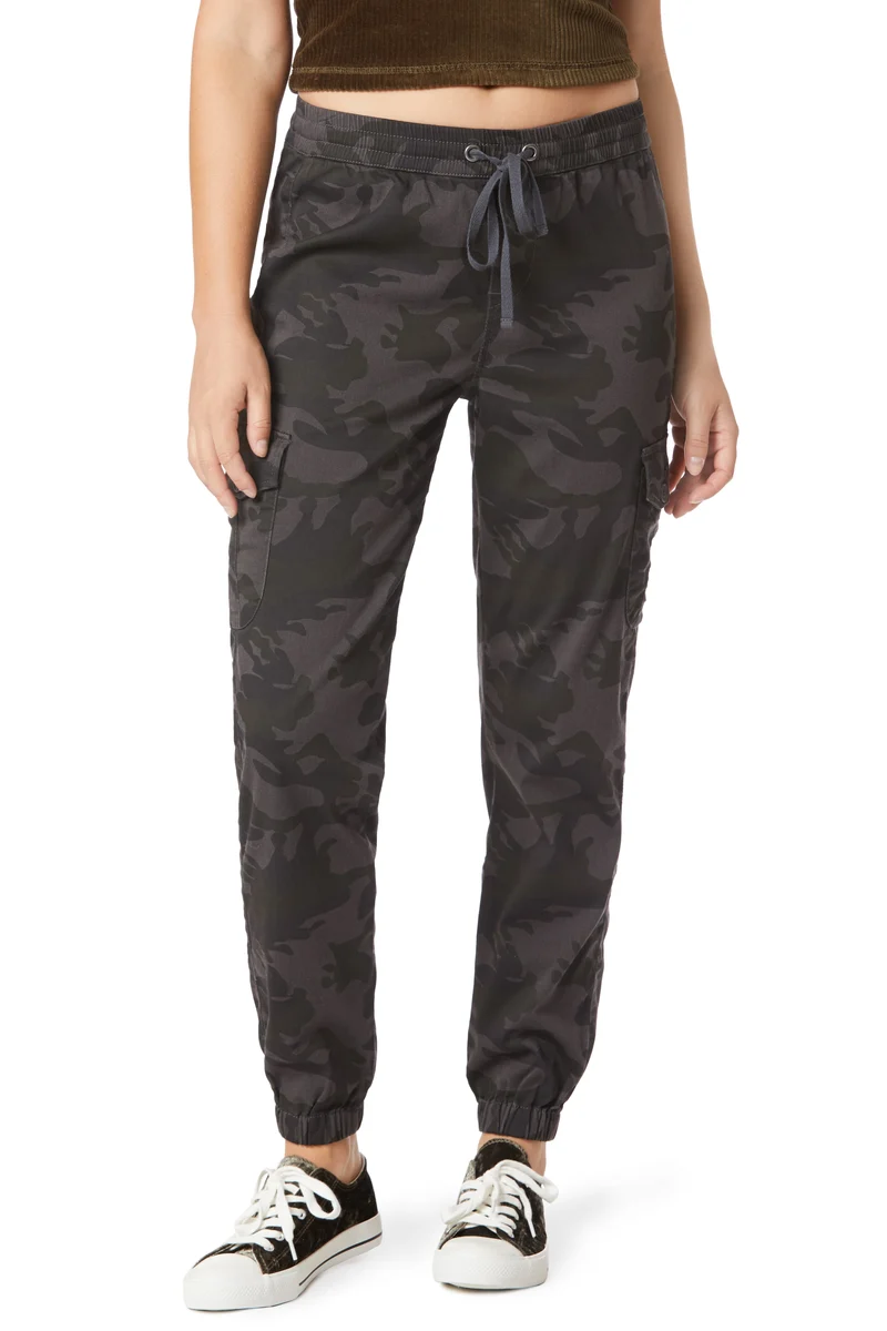 Daniella Relaxed Cargo Camo Jogger