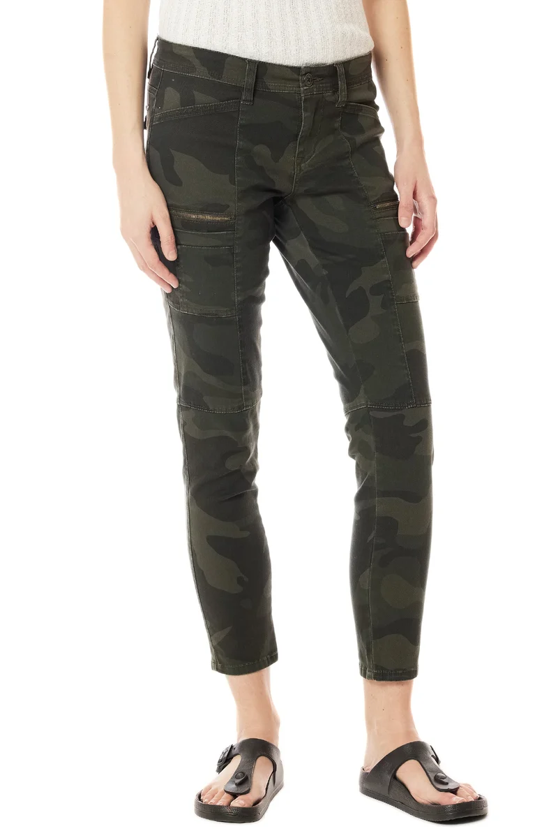 Claire Camo Print Cargo Pant