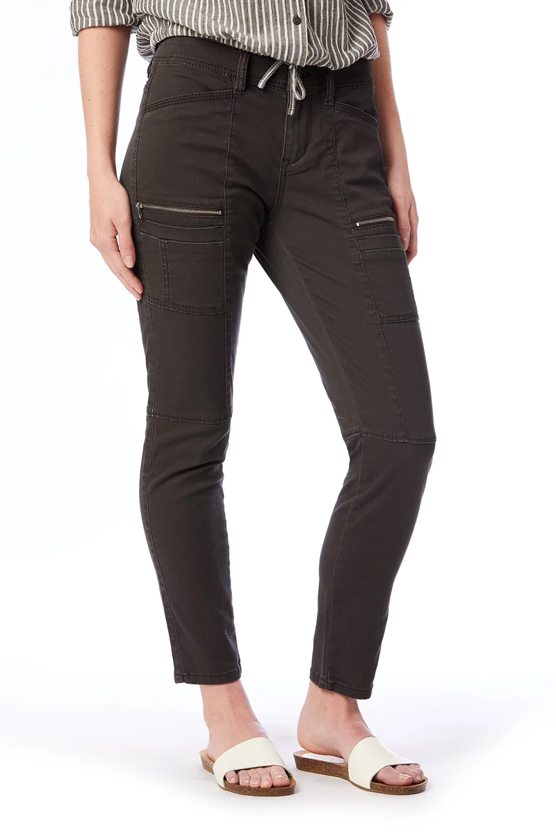 Claire Skinny Zip Cargo Pant