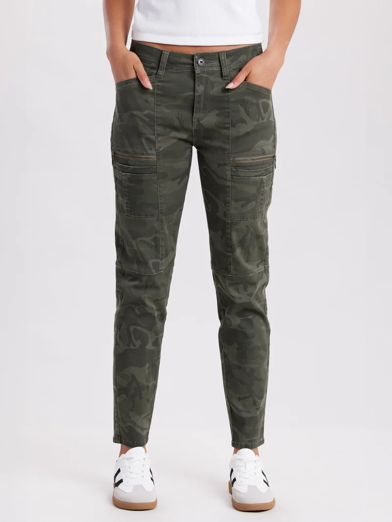 Claire Skinny Zip Cargo Pant