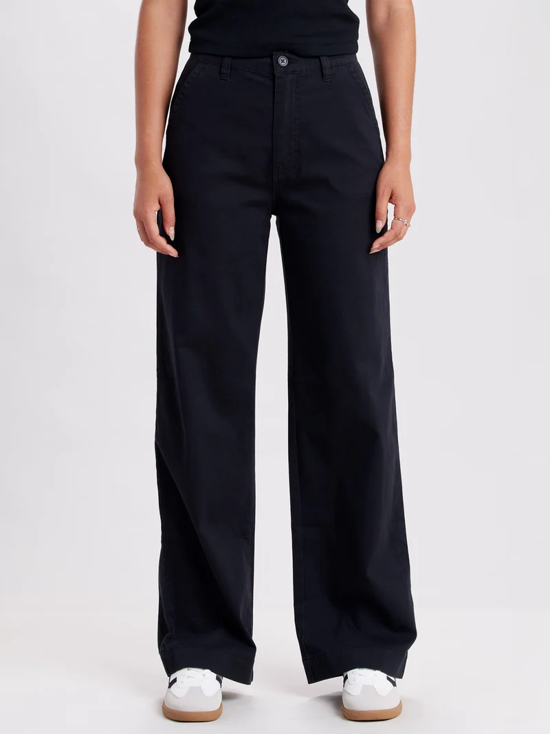 Cooper Twill Wide Leg Pant