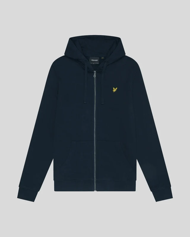 Loopback Cotton Full Zip Hoodie