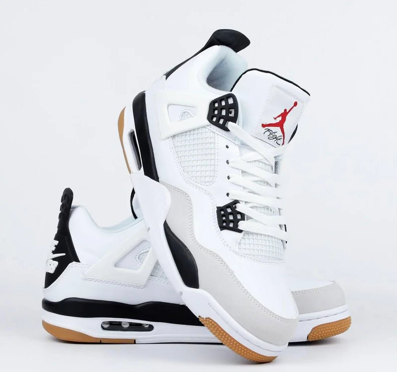 Air Jordon 4 Sb White