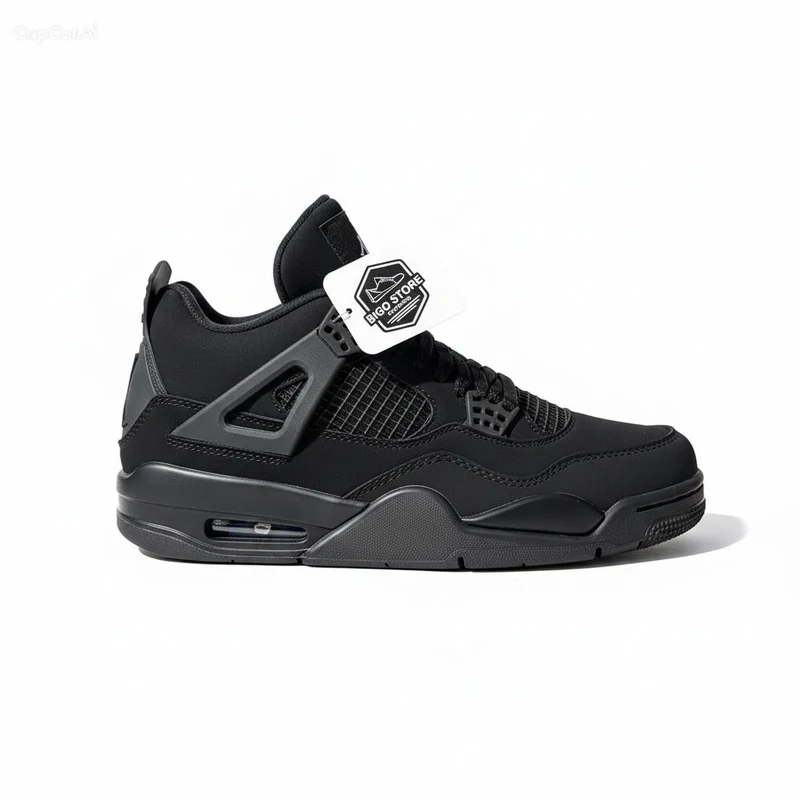 Air Jordon 4 Blackcat Leather