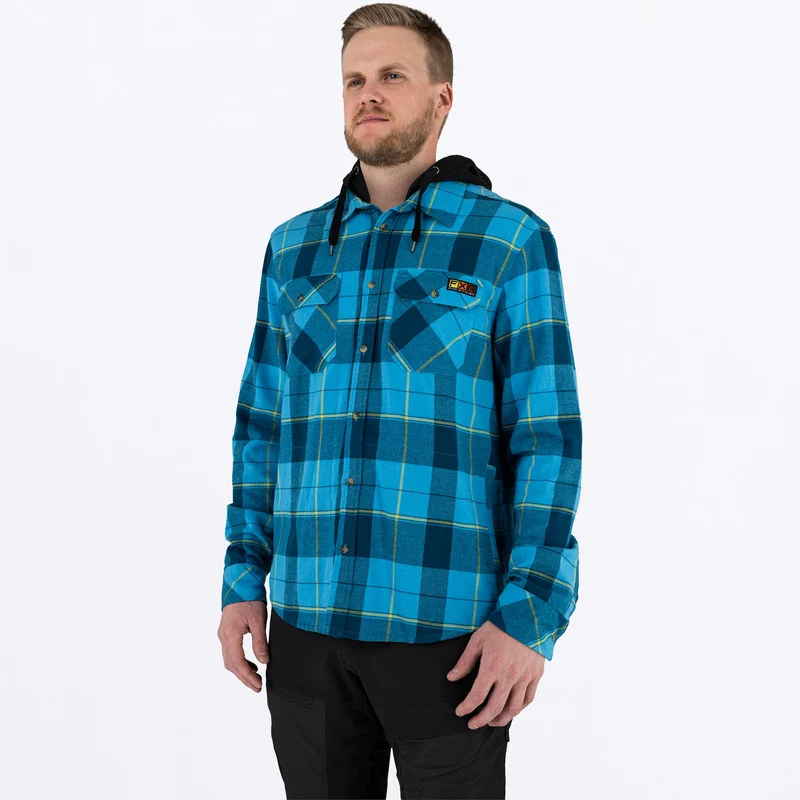 Men's Timber Hooded Flannel Shirt