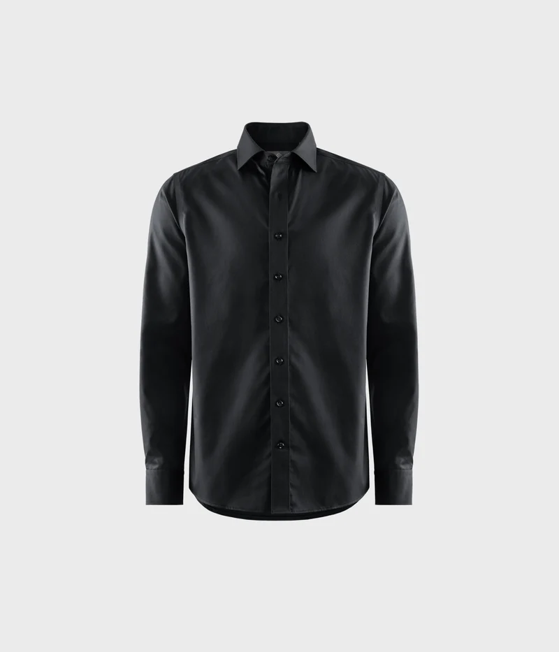 Plainton Shirt Tailored (999 Black)