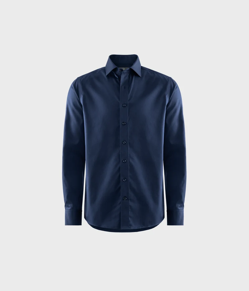 Plainton Shirt Tailored (600 Navy)