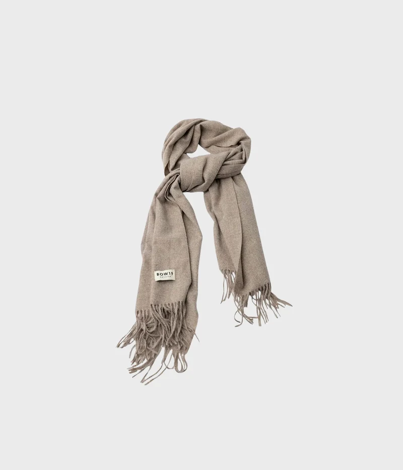 Soft Scarf Beige Melange. (Beige melange)