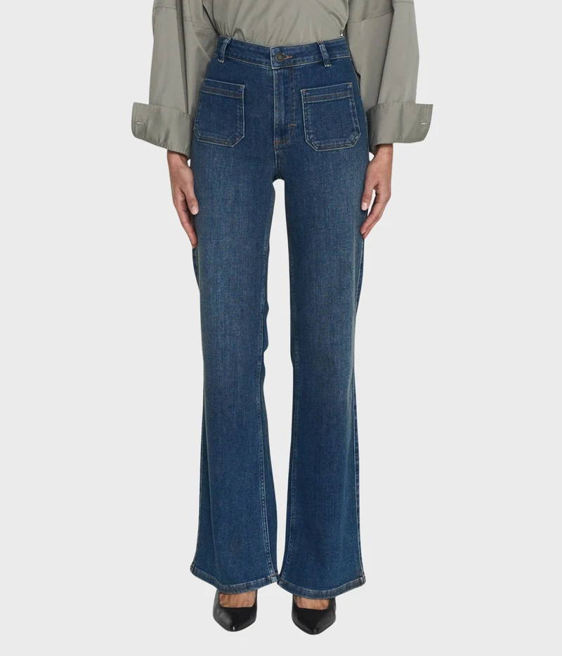 Cleo Jeans (DK BLUE WASH)