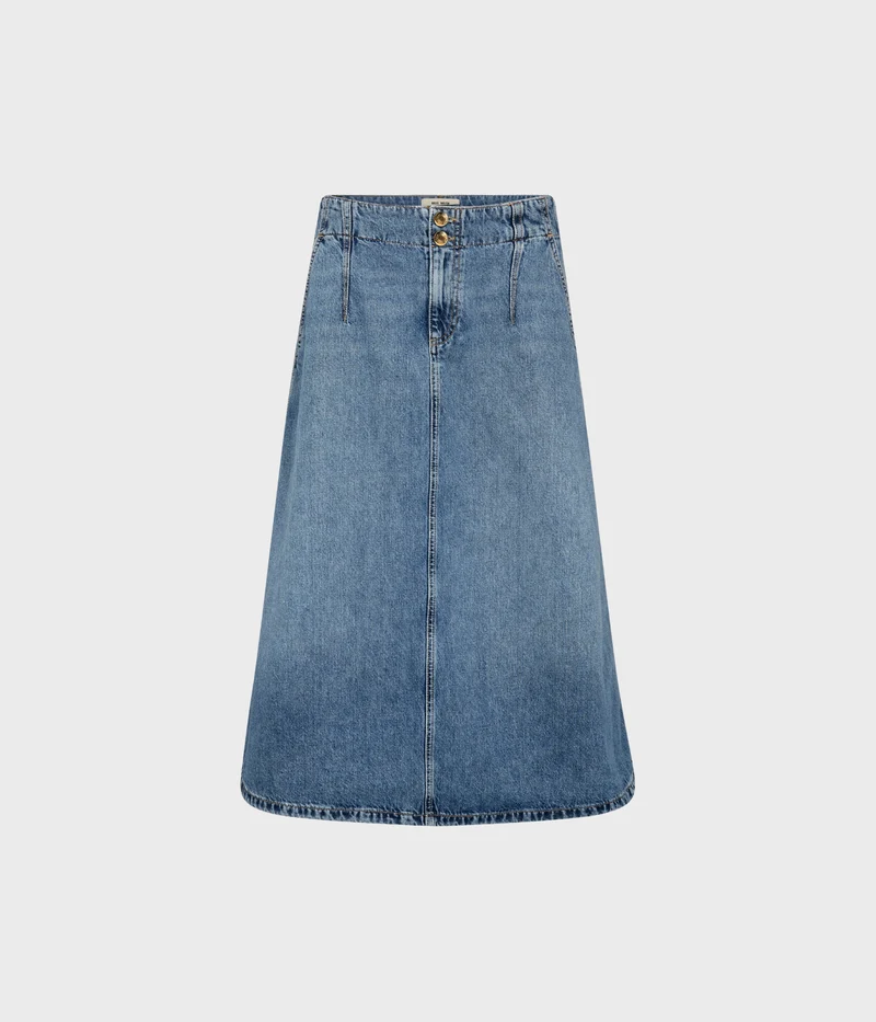 Mmleala Denim Skirt (493 Mid Blue)
