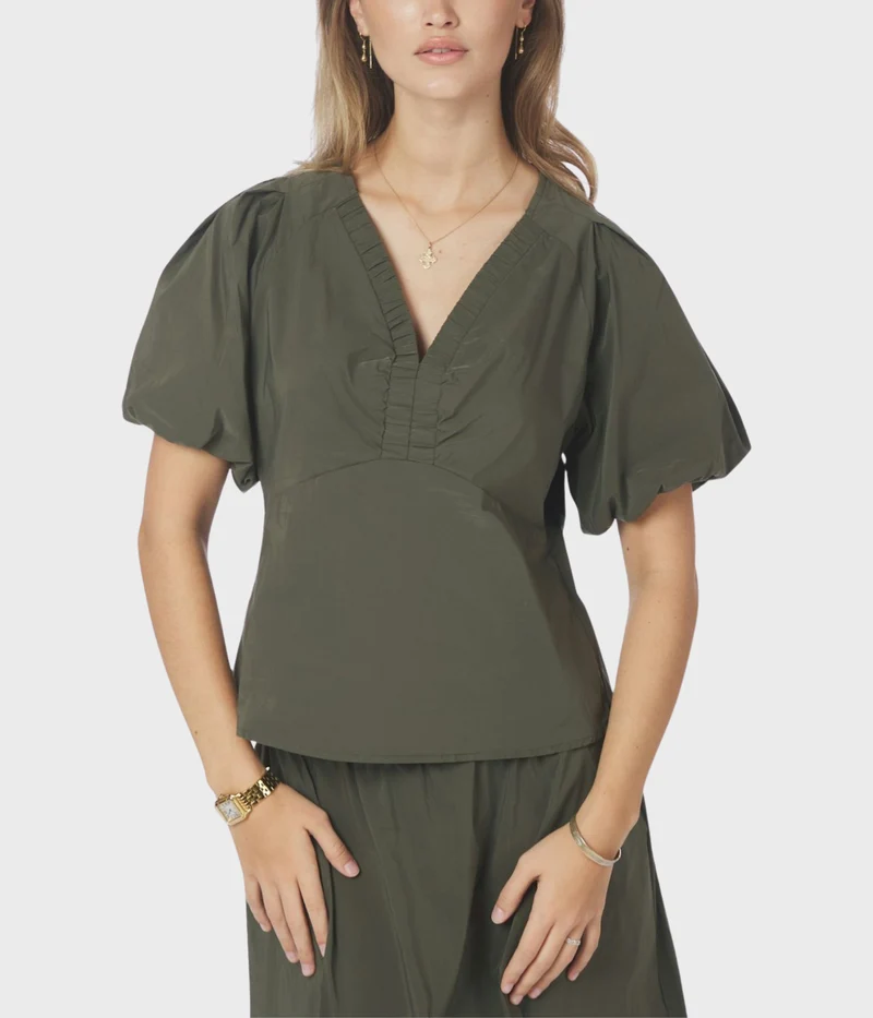 Irina Poplin Blouse. (151 Army)