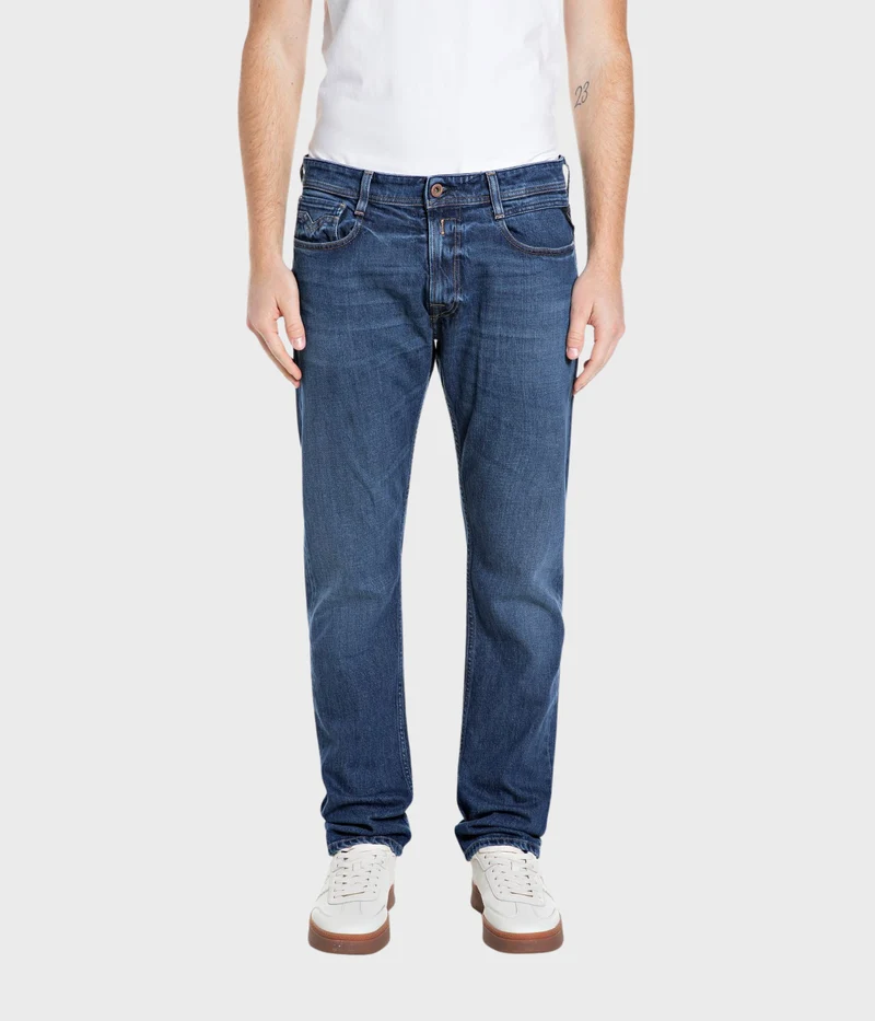 Trousers Rocco Original (007 DARK BLUE dark enzymatic stone wash)