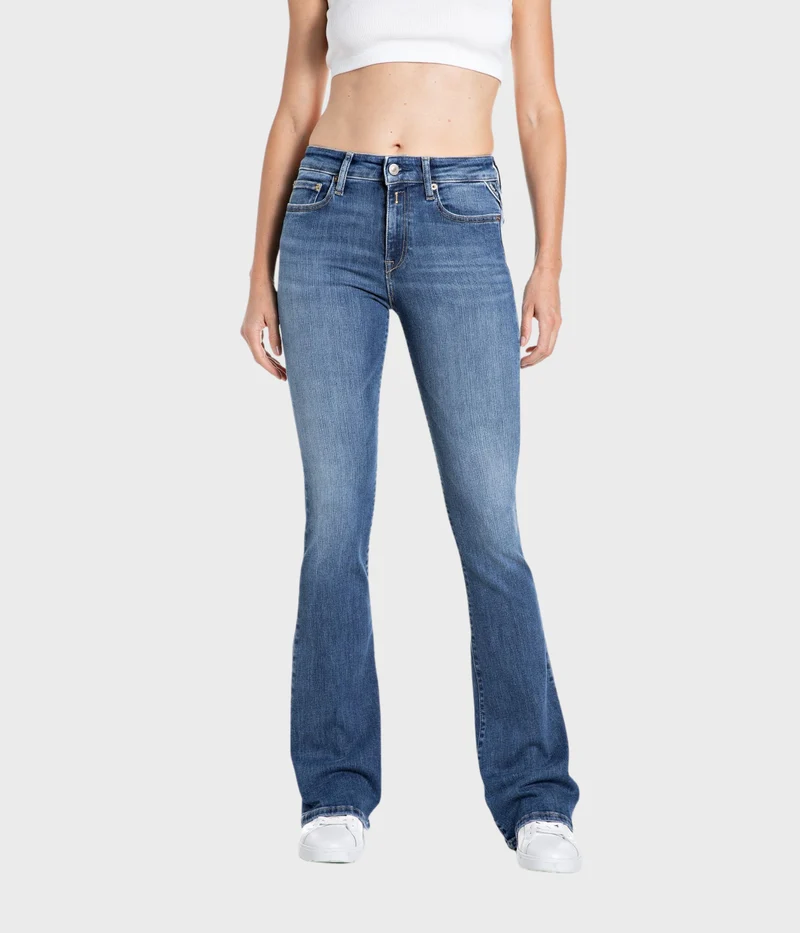 Joella Flare (009 MEDIUM BLUE dark enzymatic stone wash)