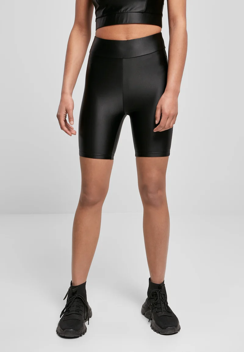 UC Highwaist Shiny Metallic Cycle Shorts