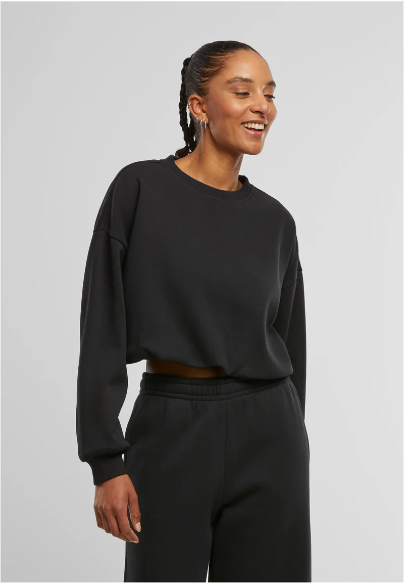 UC Cropped Gathered Sweatshirt