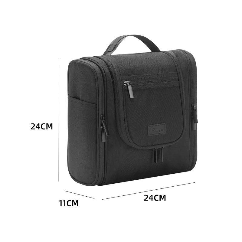 Black Hanging Travel Toiletry Bag