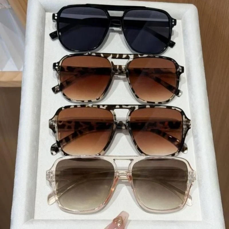 4-Pair Y2K Aviator Sunglasses Style 1