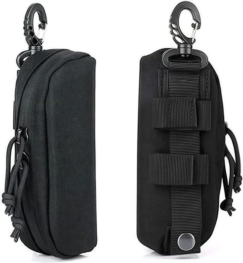 Black 1pc Portable Glasses Case