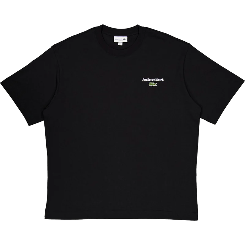 Loose Fit Heavy Jersey Printed Noir 031