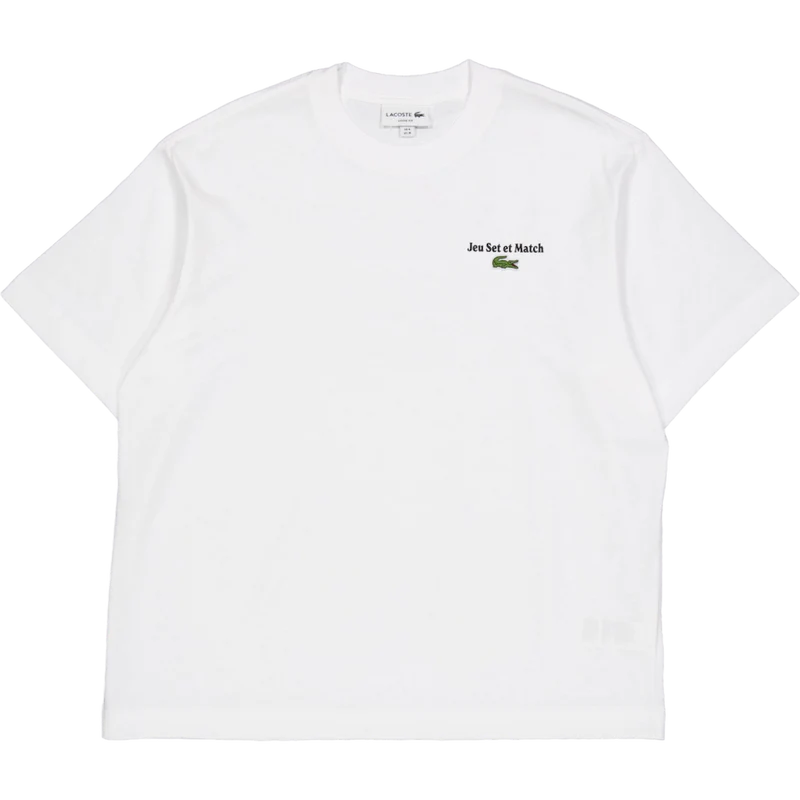 Loose Fit Heavy Jersey Printed White 001