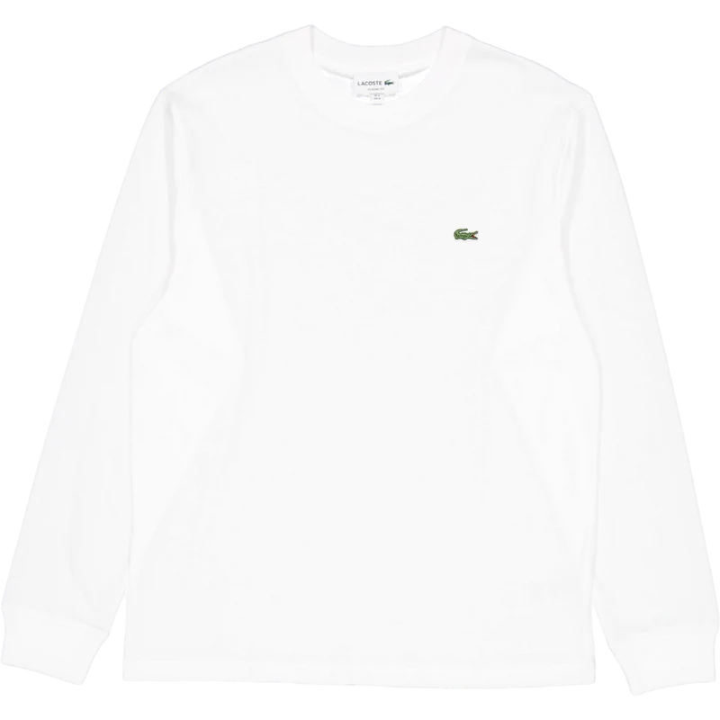 Long Sleeved Cotton T-shirt White