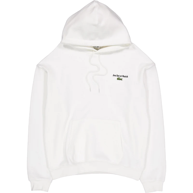 Multi Print Fleece Hoodie Flour