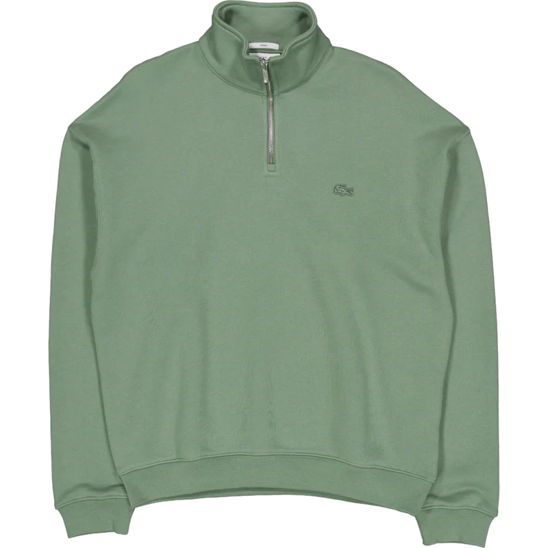 Heavy Fleece Zipper Neck Sweat Thyme