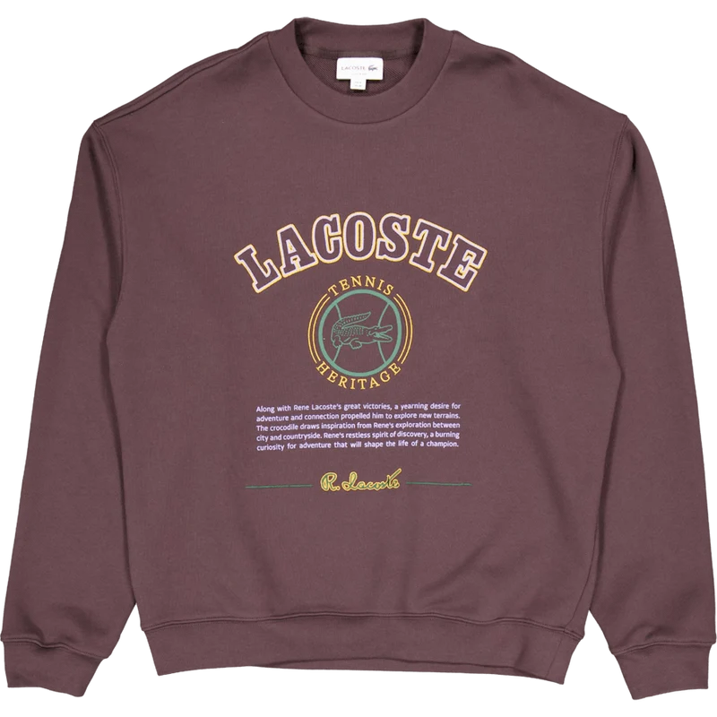 Heritage Embroidery Fleece Swe Brown Skb