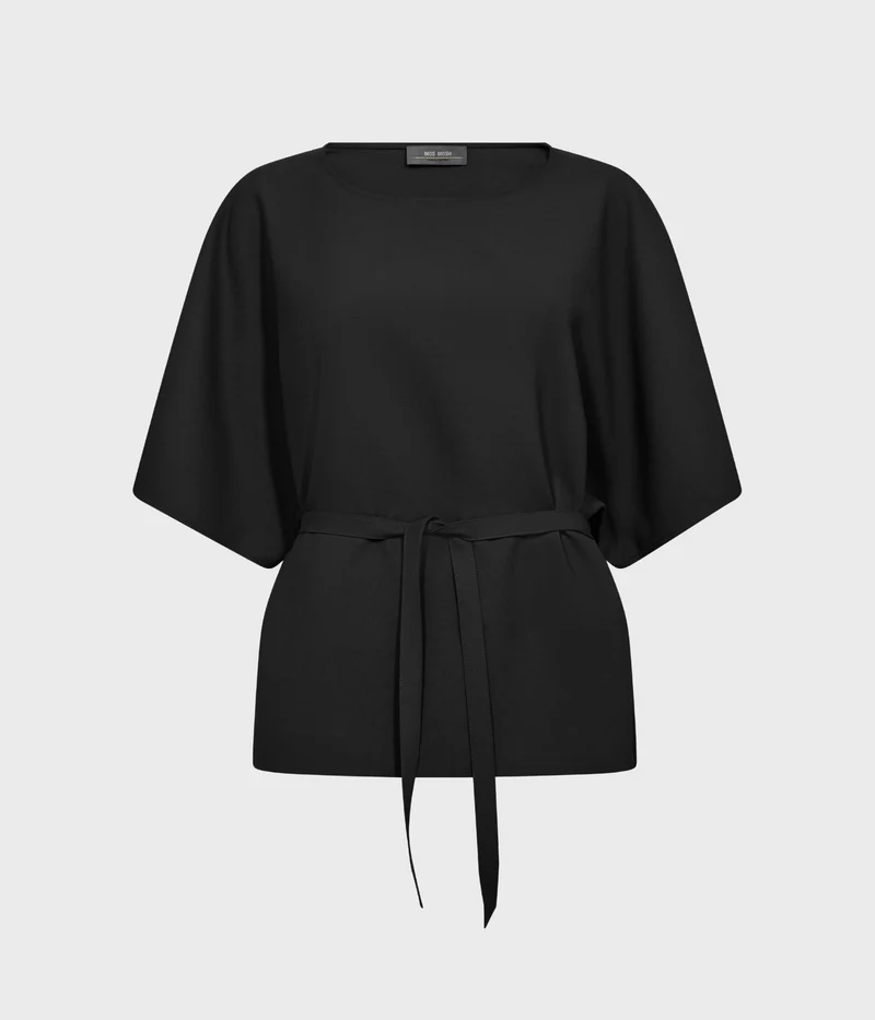 Mmrikala Miley Blouse. (801 Black)