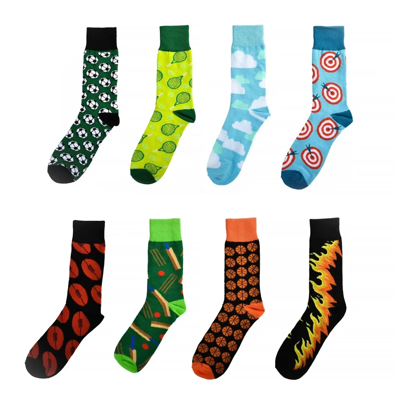 8-Pair Novelty Socks Style 4