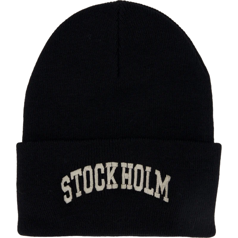 Stock Holm Workwear Beanie Black/cream