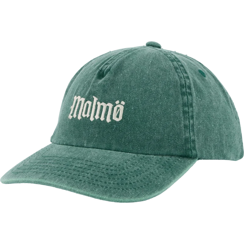 Malmö 5 Panel Cap Bottle Green / Cream