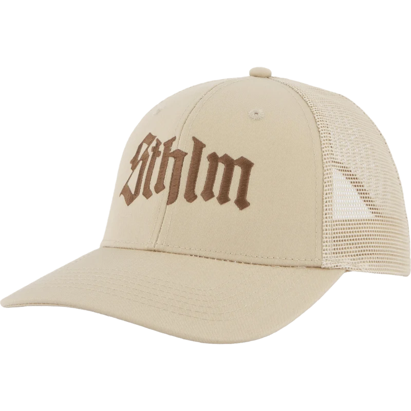 Sthlm Classic 6 Panel Trucker Sand/brown
