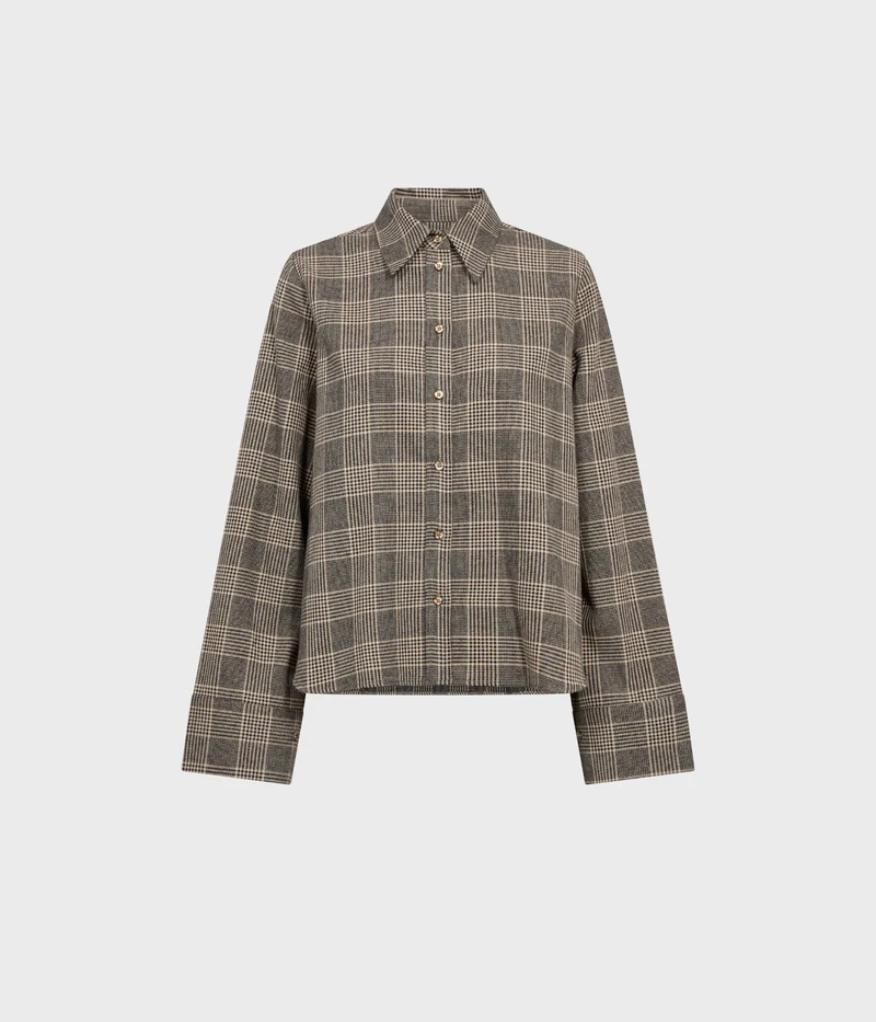 Mmayen Princ Check Shirt (801 Black)