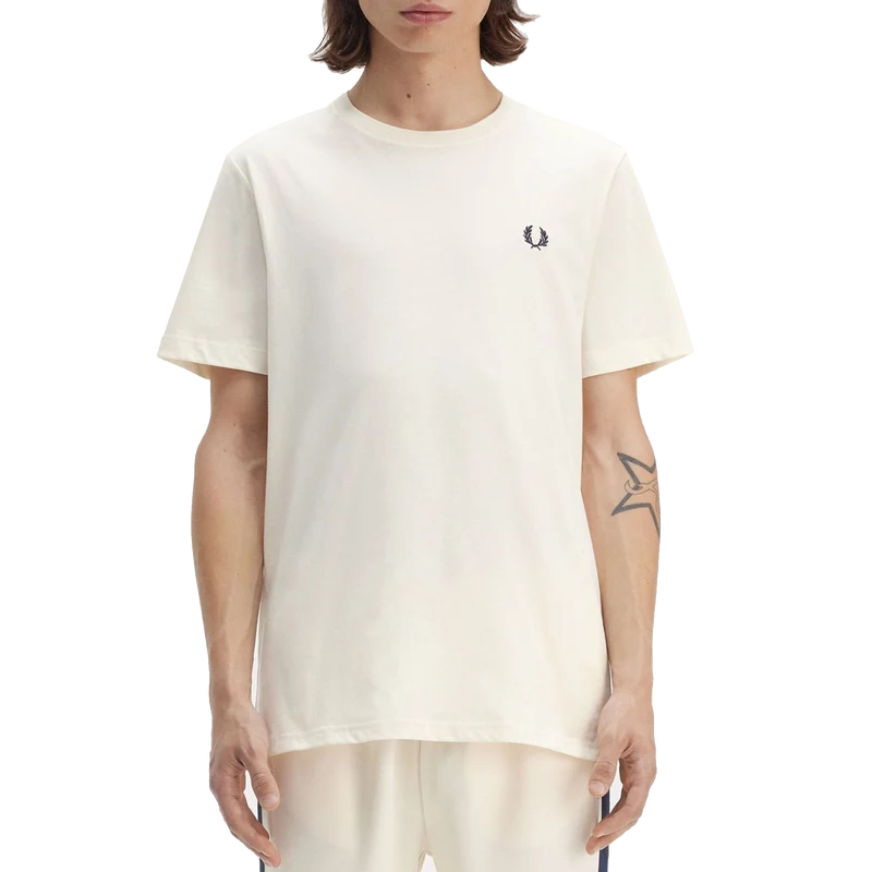 Crew Neck T-shirt Ecru