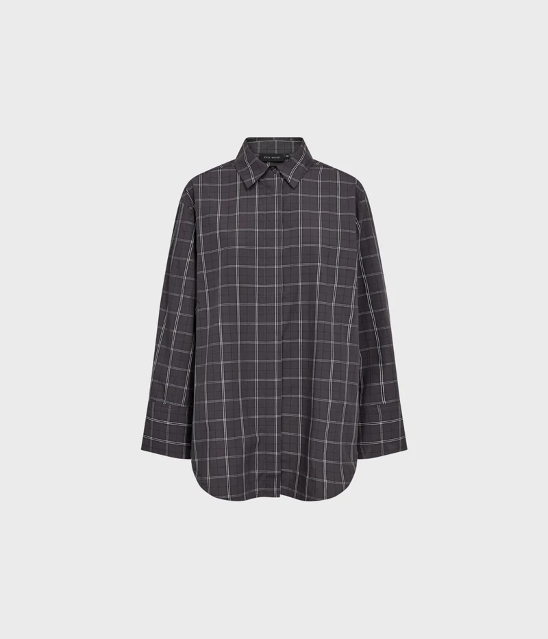 Cmaurora-Shirt (7457 Gray Pinstripe w. Black)