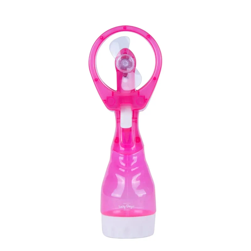 Pink Lazy Dayz Water Spray Fan