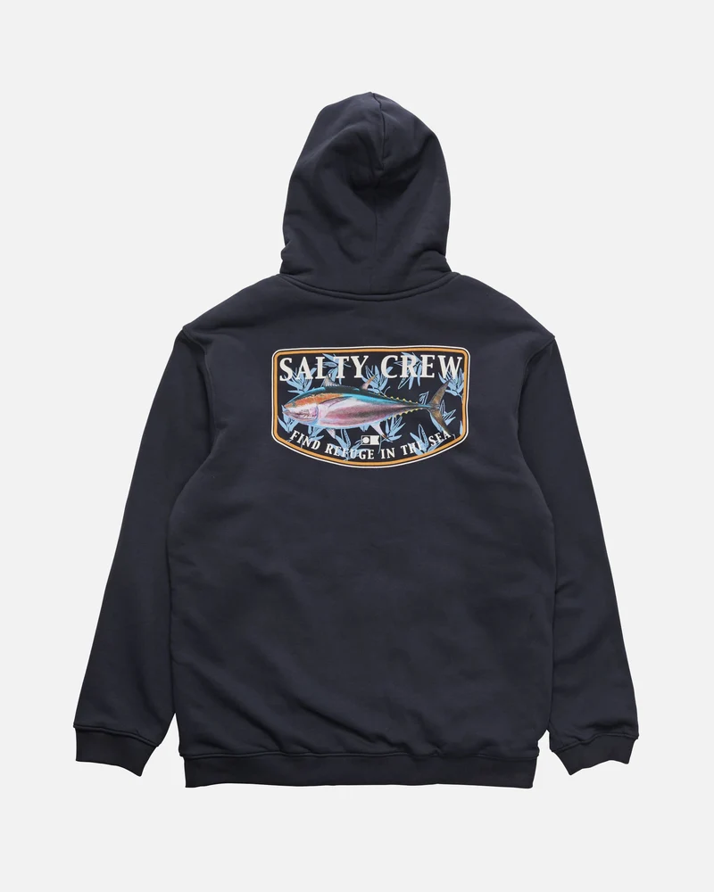 Salty Crew Big Blue Full Zip Through Fleece Hoodie
