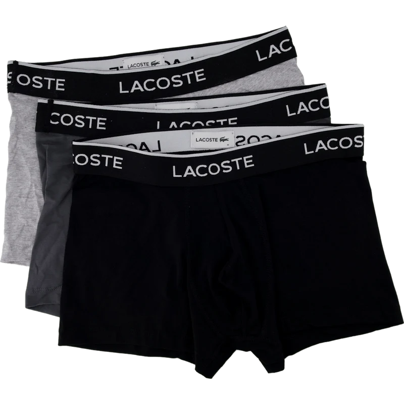 3-pack Stretch Cotton Trunks Silver Chine/flagstone-bl