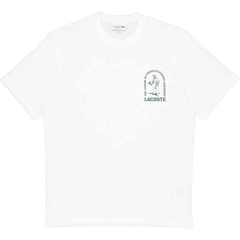 Printed Cotton T-shirt White