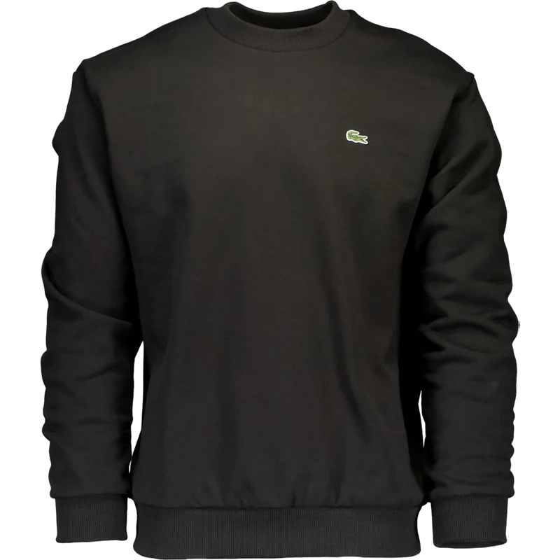 Cotton Fleece Sweatshirt Black