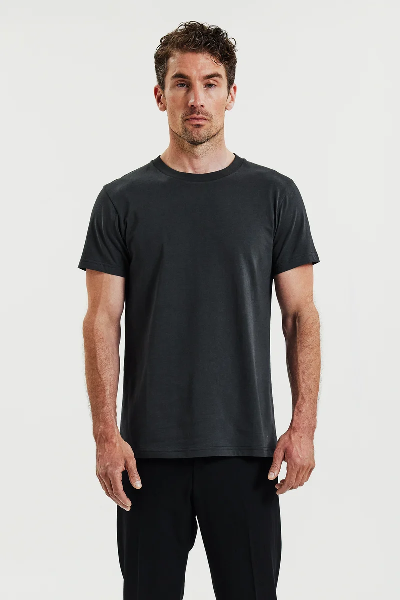 Crew-Neck Regular Charcoal